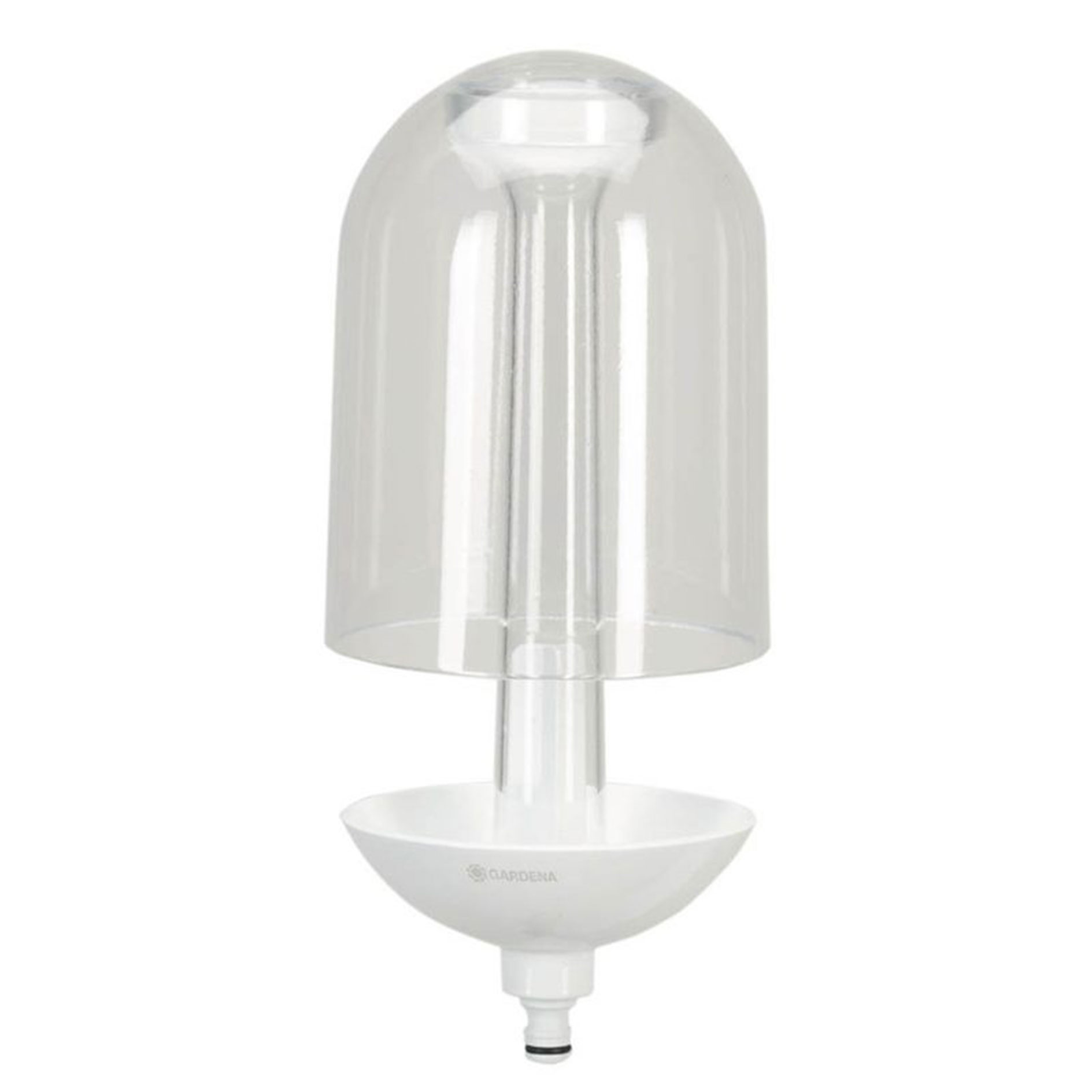 GARDENA ClickUp! Vogelfutterstation - weiß - Acrylglas
