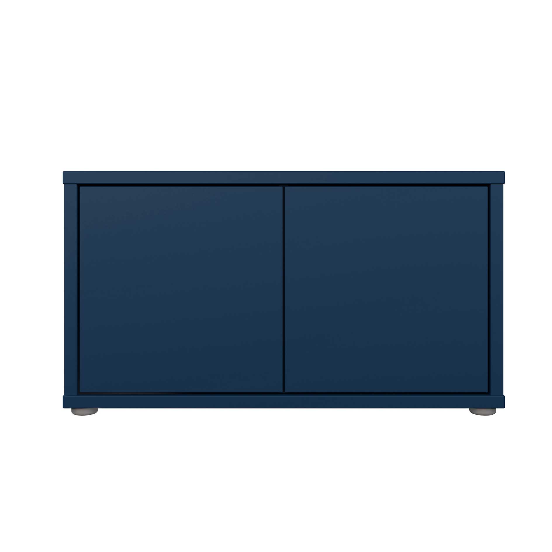 Garderobenbank - nachtblau - 2 Türen - 75 cm