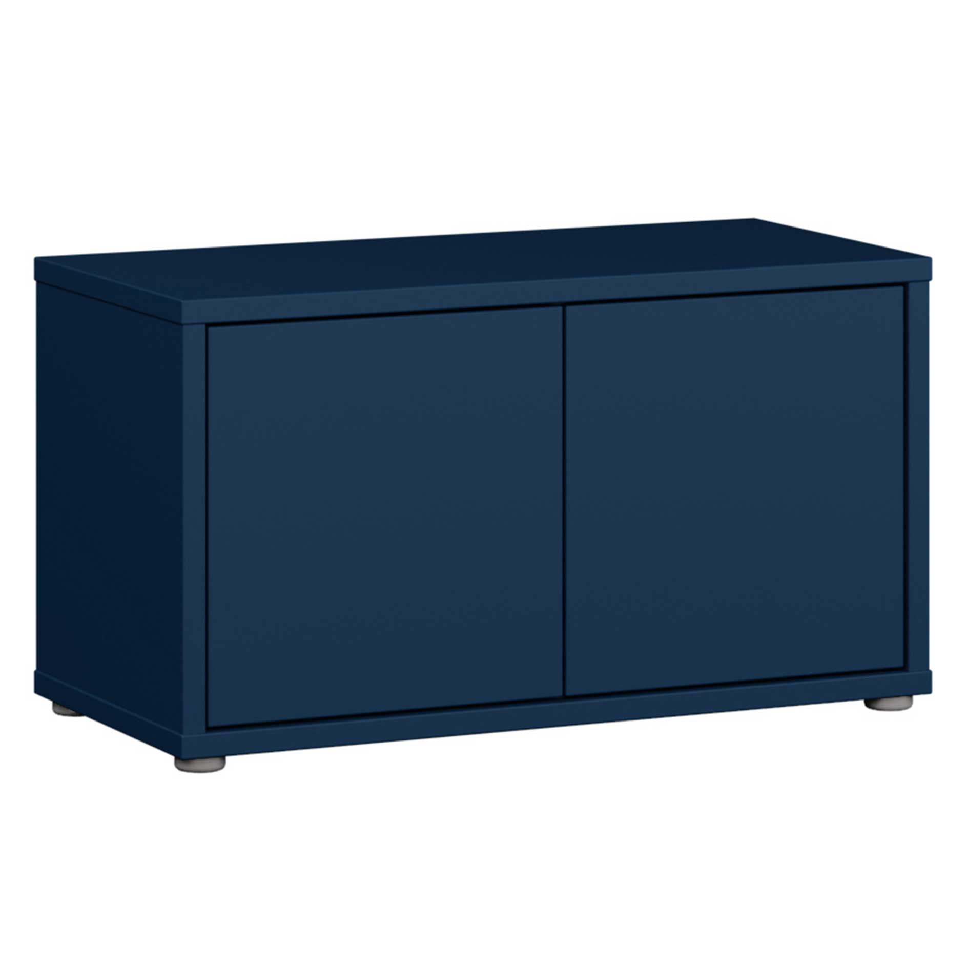 Garderobenbank - nachtblau - 2 Türen - 75 cm