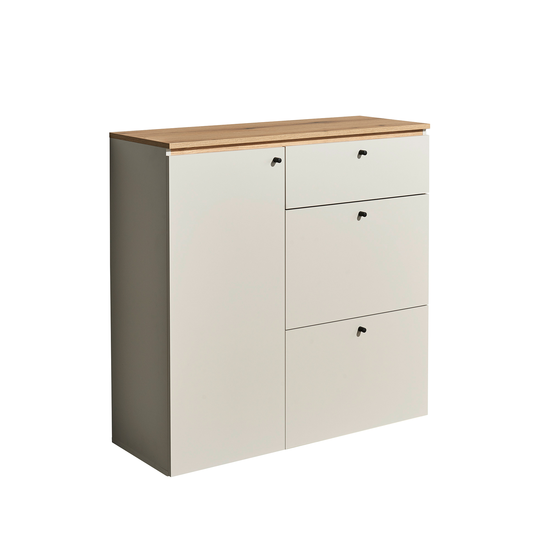Garderobenkommode - Kashmir-Evoke Eiche - 2 Klappen - 102 cm