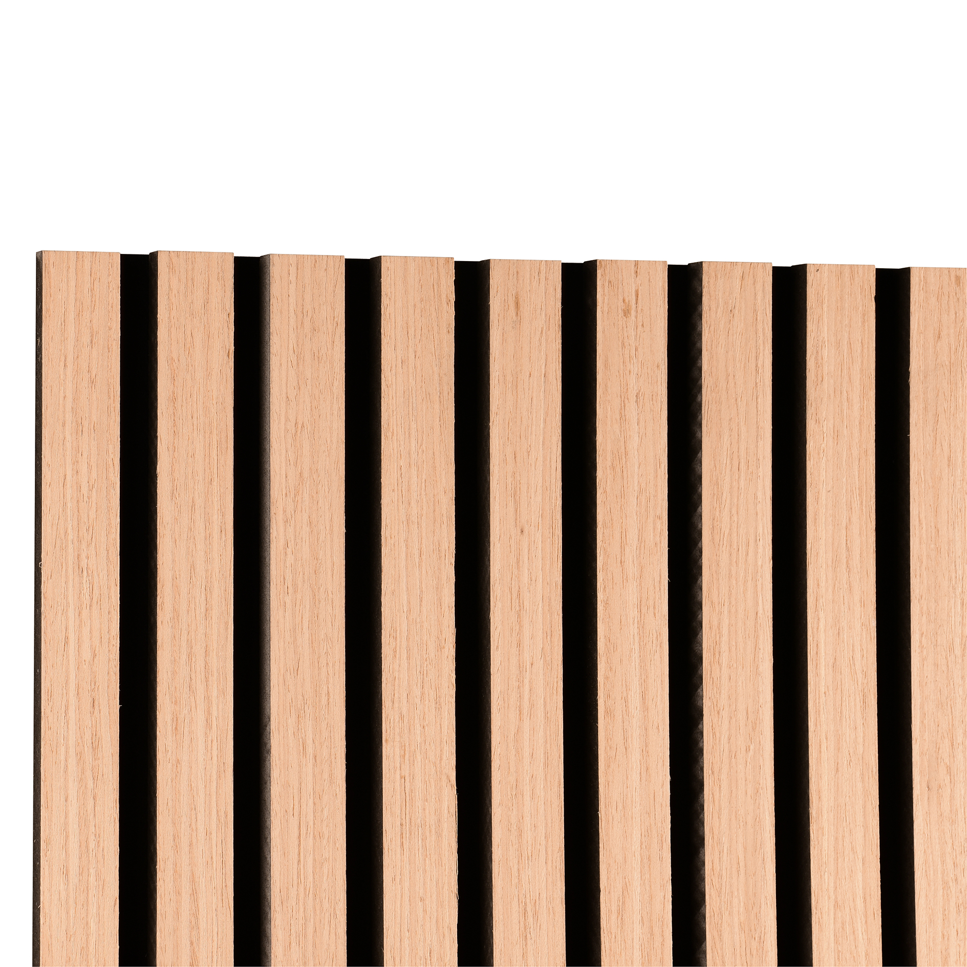 Garderobenpaneel - Artisan Eiche - schwarz - Akustikpaneel-Optik - 50x125 cm
