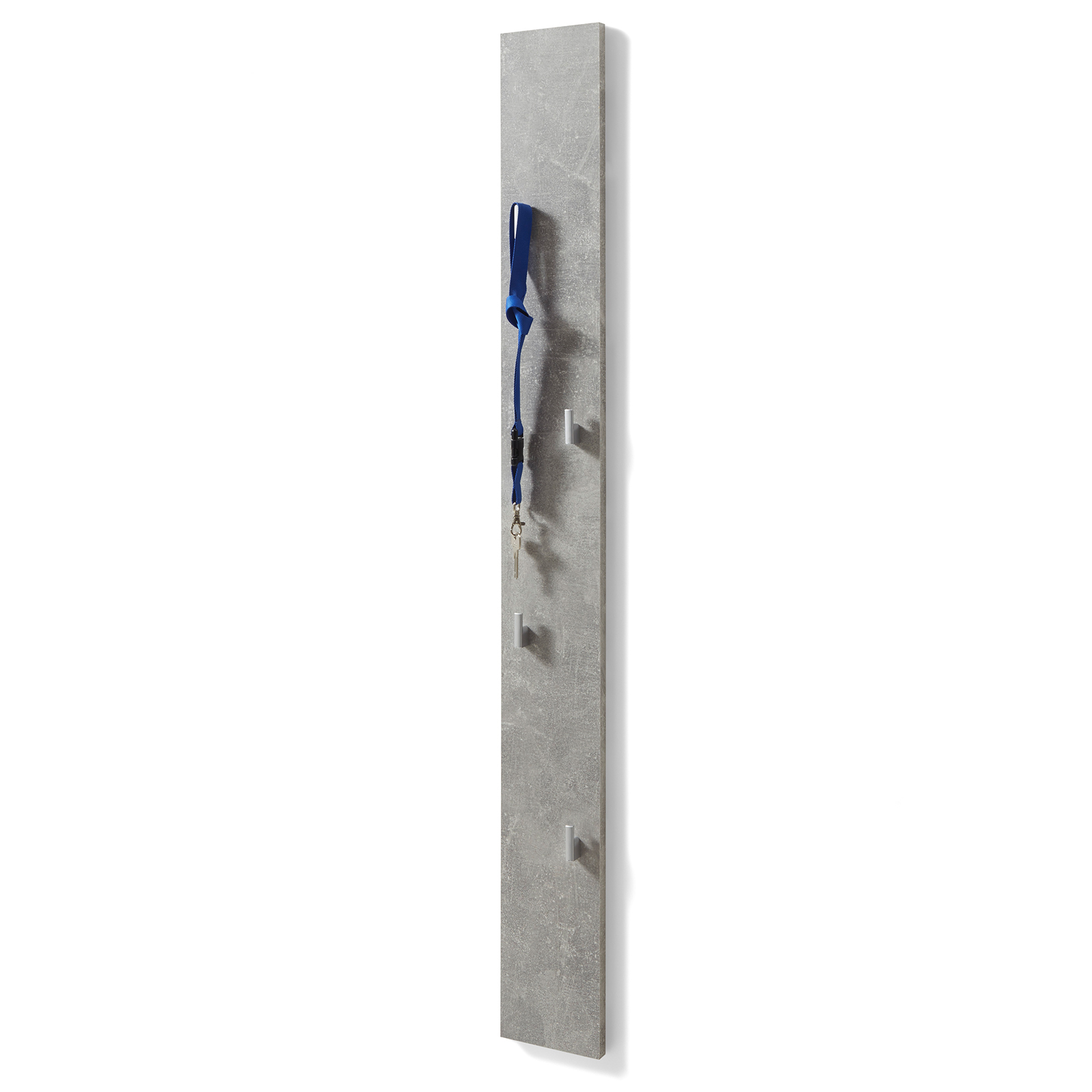 Garderobenpaneel - Beton-Optik - 115 cm