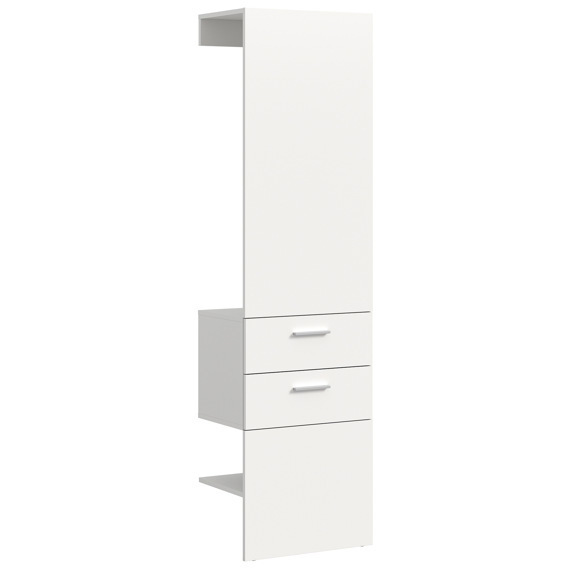 Garderobenpaneel VAGA - weiß - 52 cm