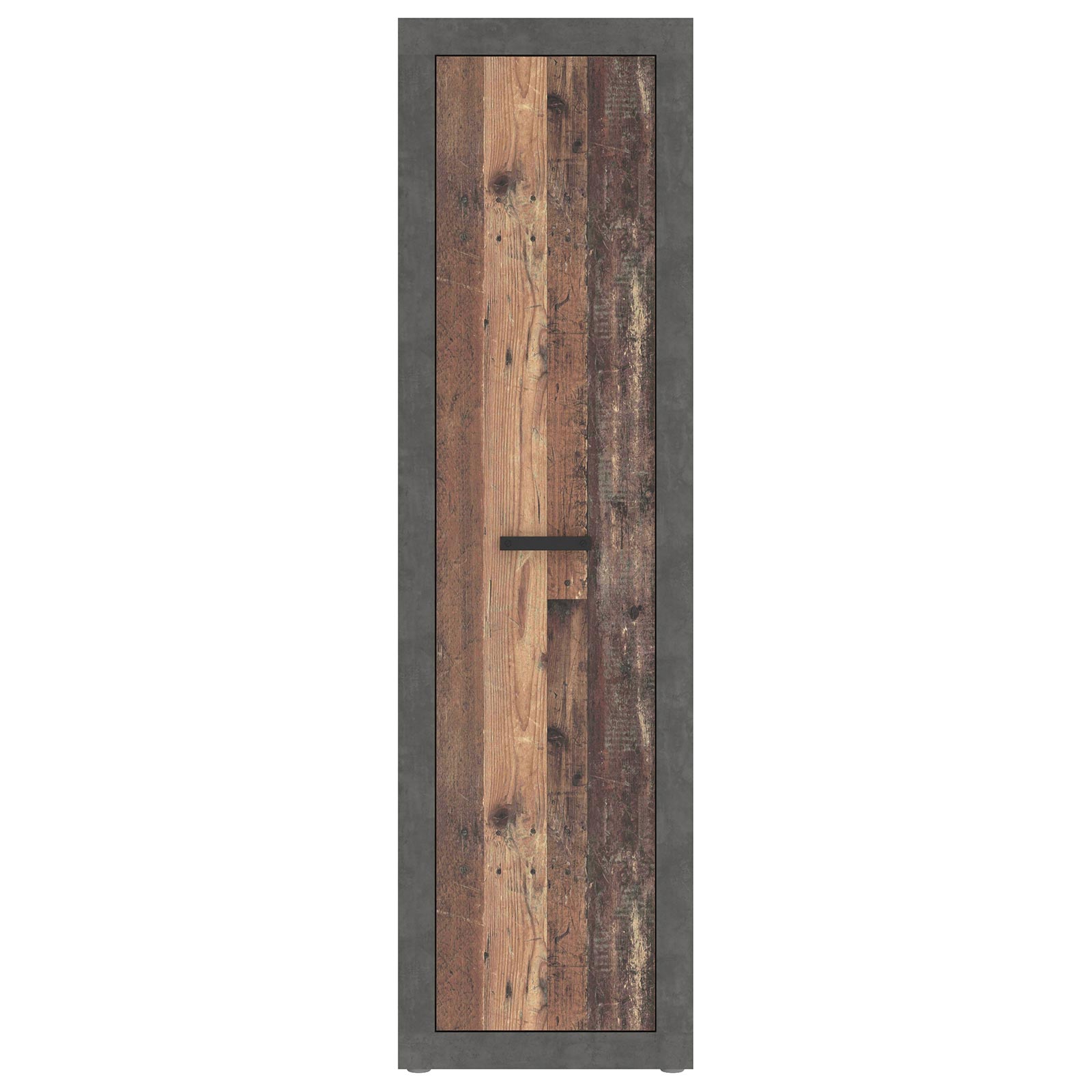 Garderobenschrank - Old Wood Vintage - Beton-Optik