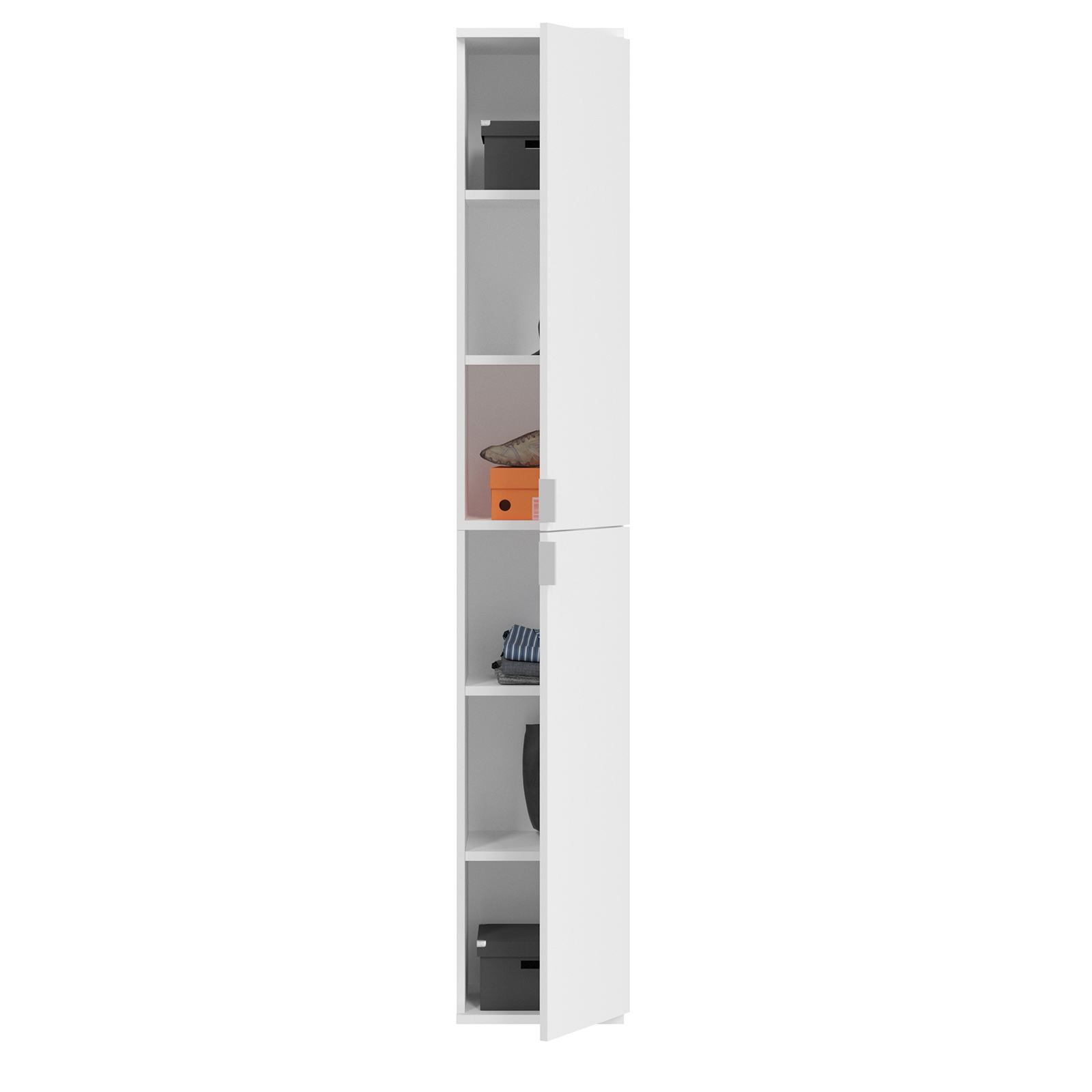 Garderobenschrank PROJEKT X - weiß - 30 cm breit