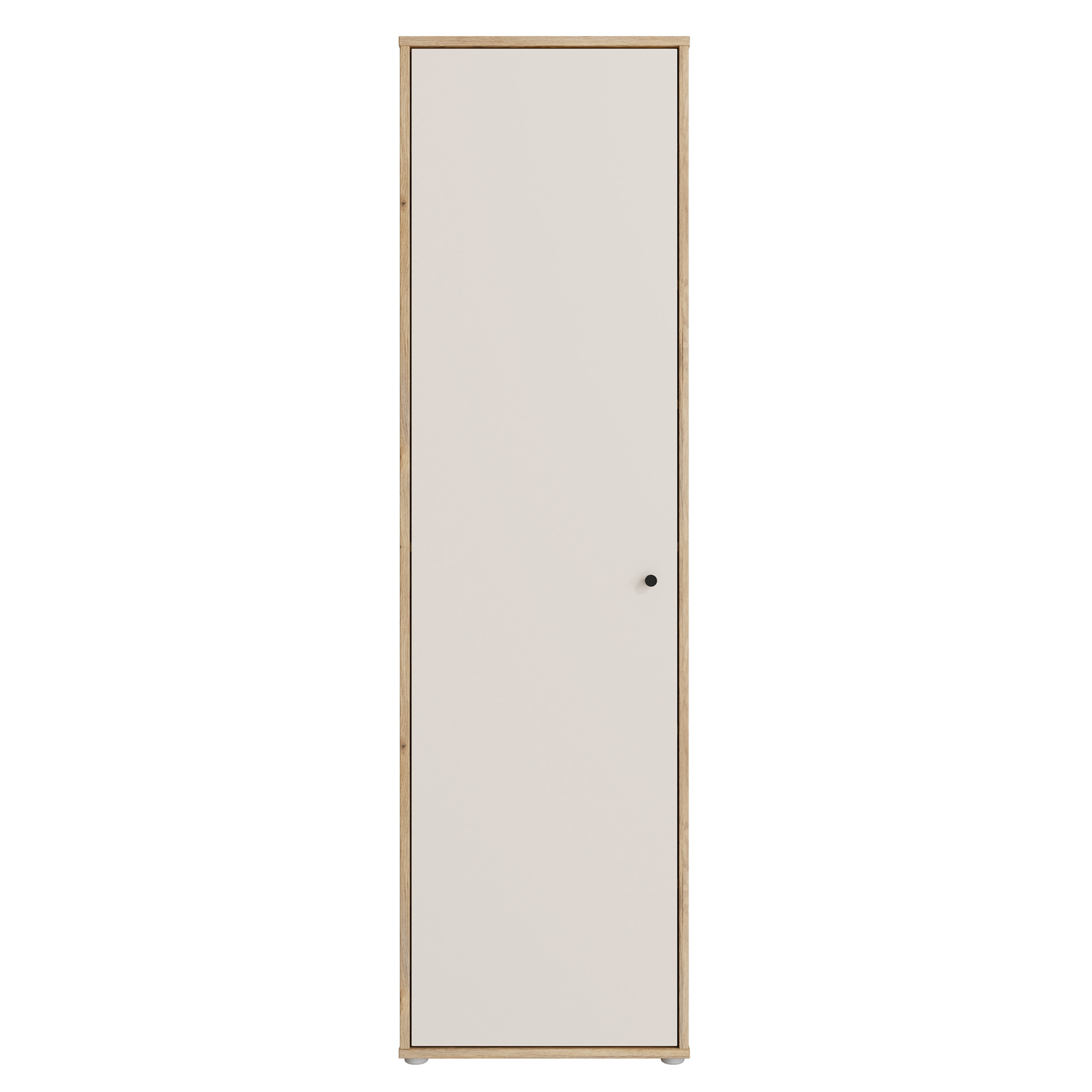 Garderobenschrank - sandfarben - Mauvella Eiche - 54 cm breit