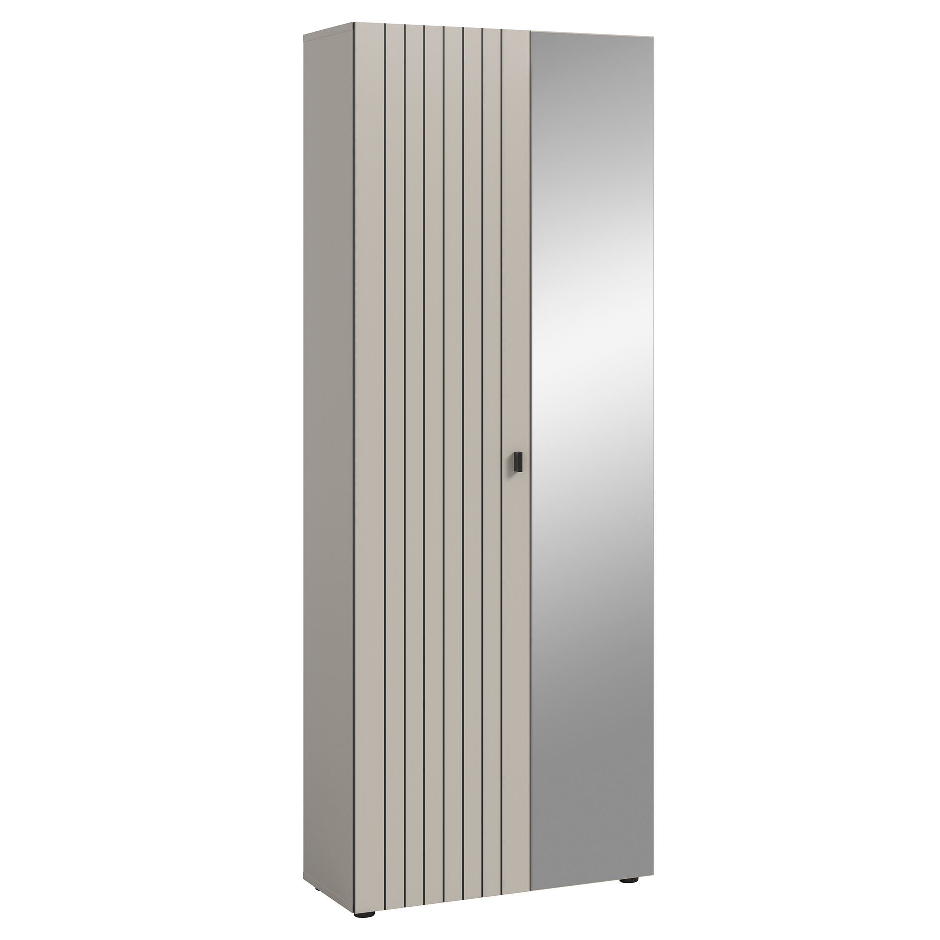 Garderobenschrank STATION - Kaschmir Nachbildung - 70 cm breit
