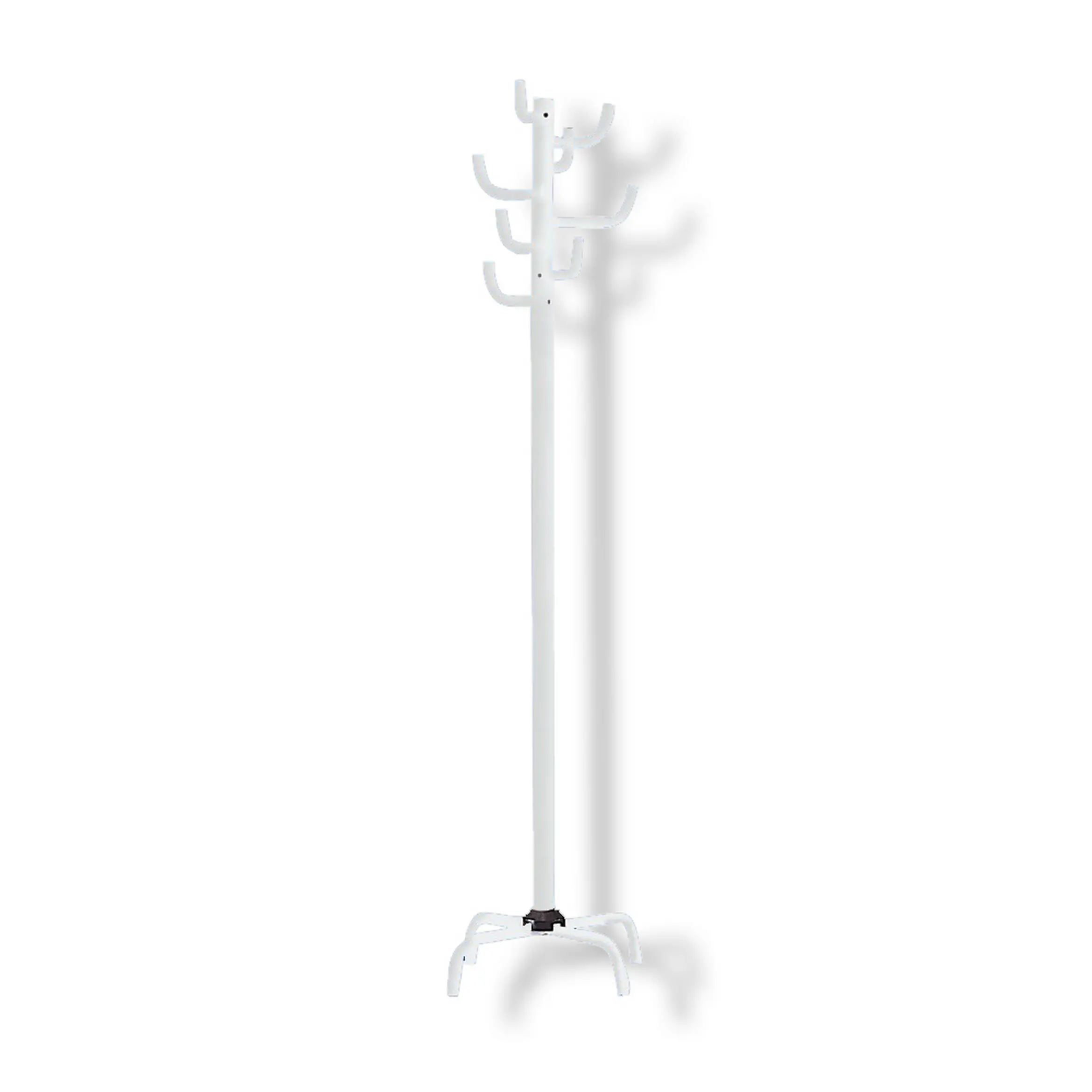 Garderobenständer - weiß - 8 Haken