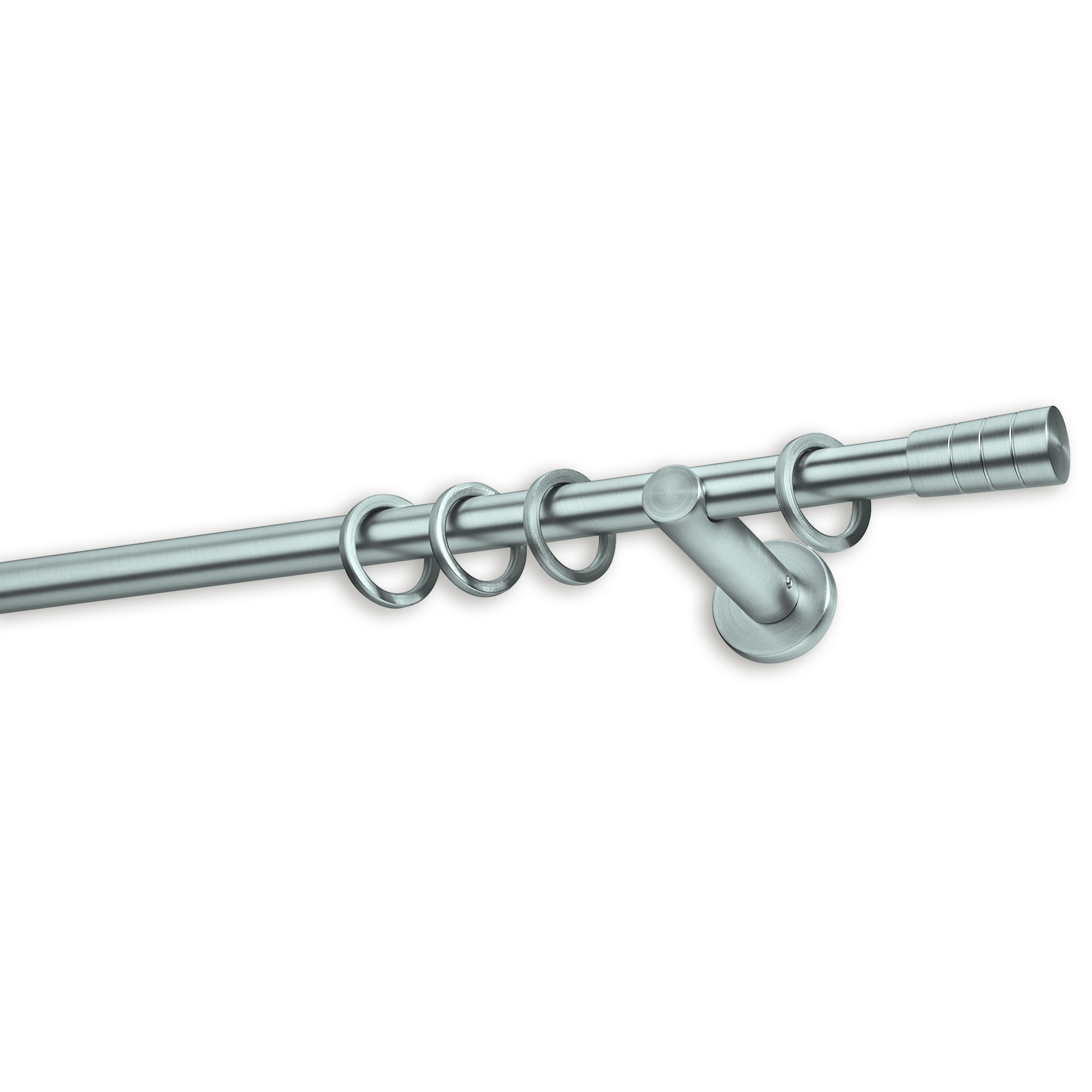 Gardinenstangen-Set – 2 Verstellbare Gardinenstangen In Mattschwarz, 71–122 Cm, Robust & Dekorativ