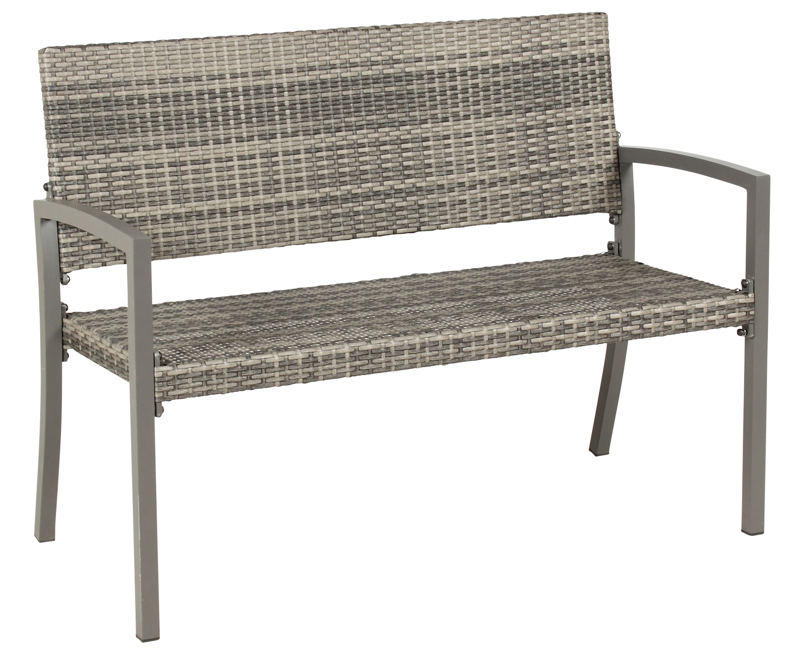 Gartenbank - anthrazit-grau - 110 cm