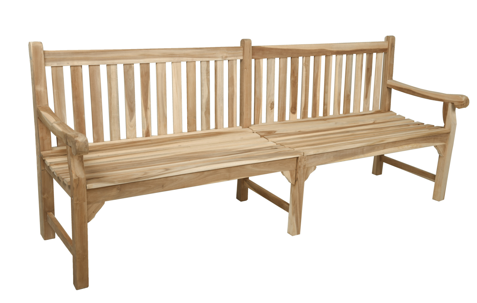 Gartenbank MADURA - natur - 5-Sitzer - 220 cm