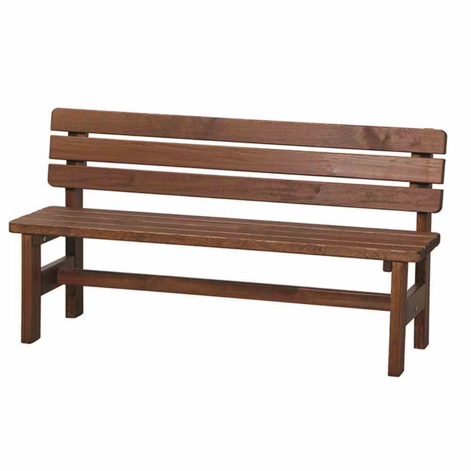Gartenbank TESSIN - braun - 150 cm breit