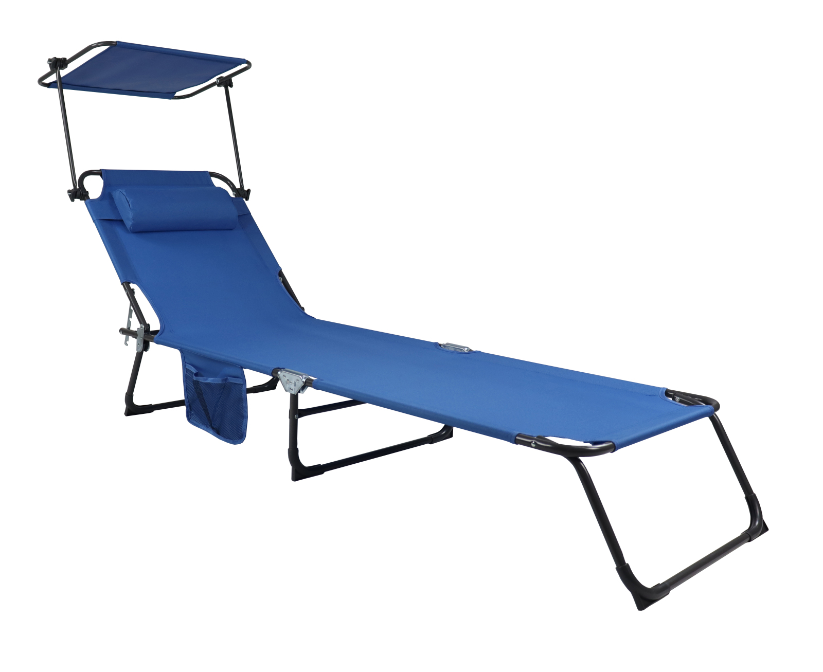 Gartenliege BINDOX L - blau - Stahl
