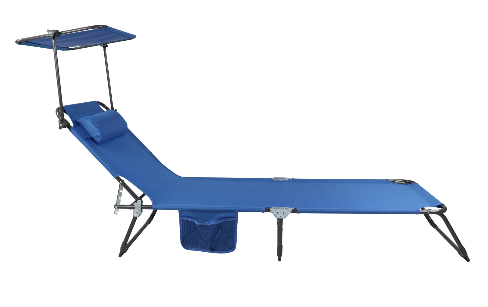 Gartenliege BINDOX L - blau - Stahl