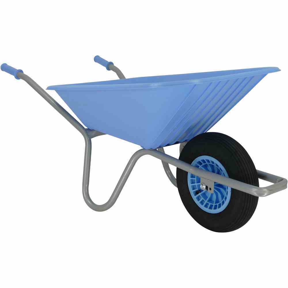 Gartenschubkarre - hellblau - 90 Liter