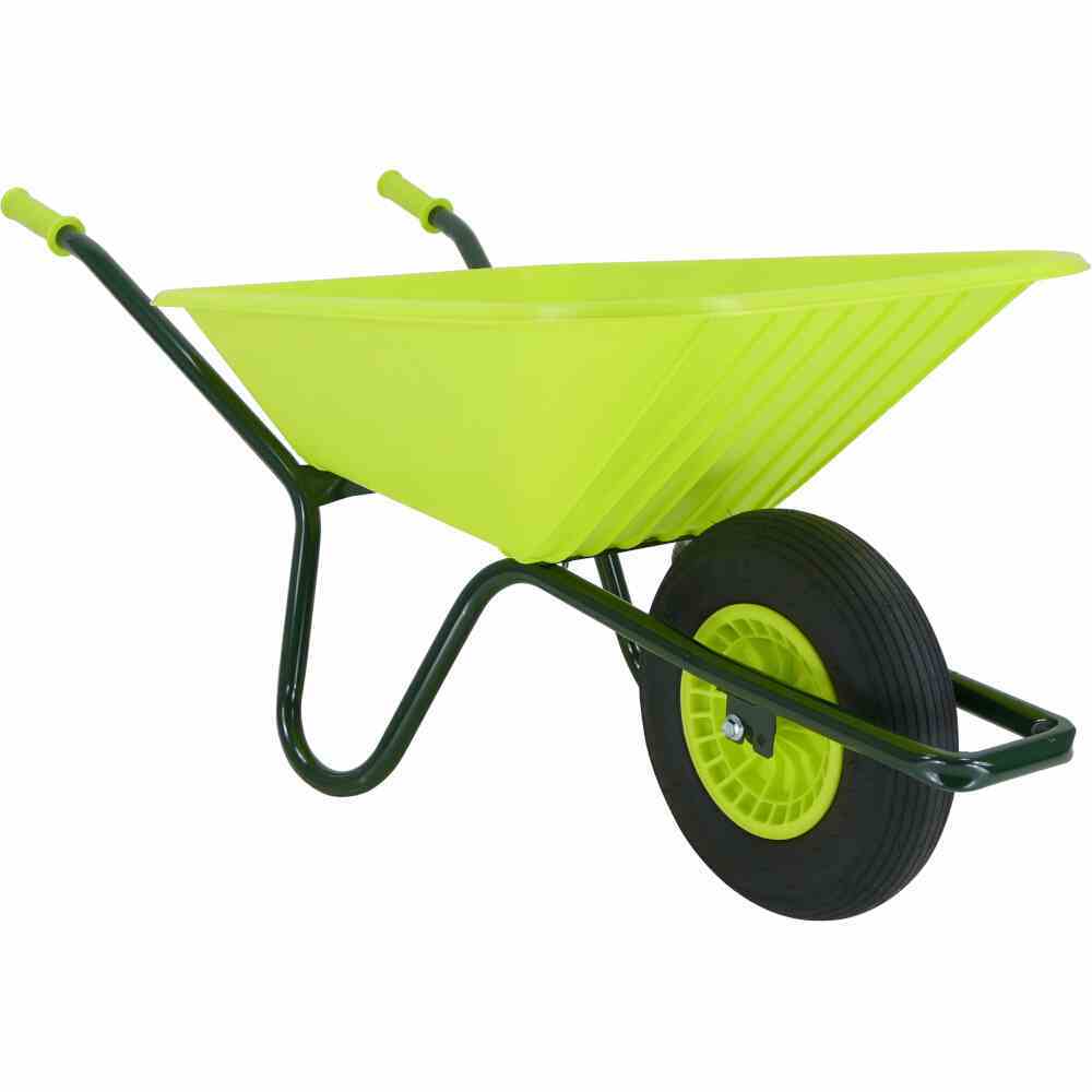 Gartenschubkarre - limette - 90 Liter