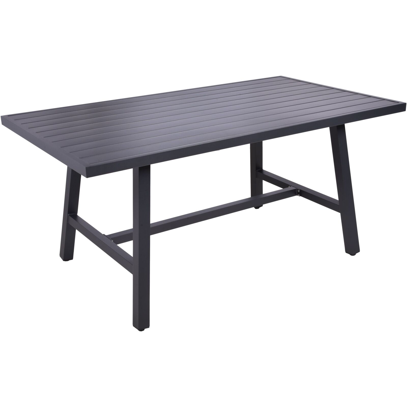 Gartentisch DENIA - schwarz - 160 cm