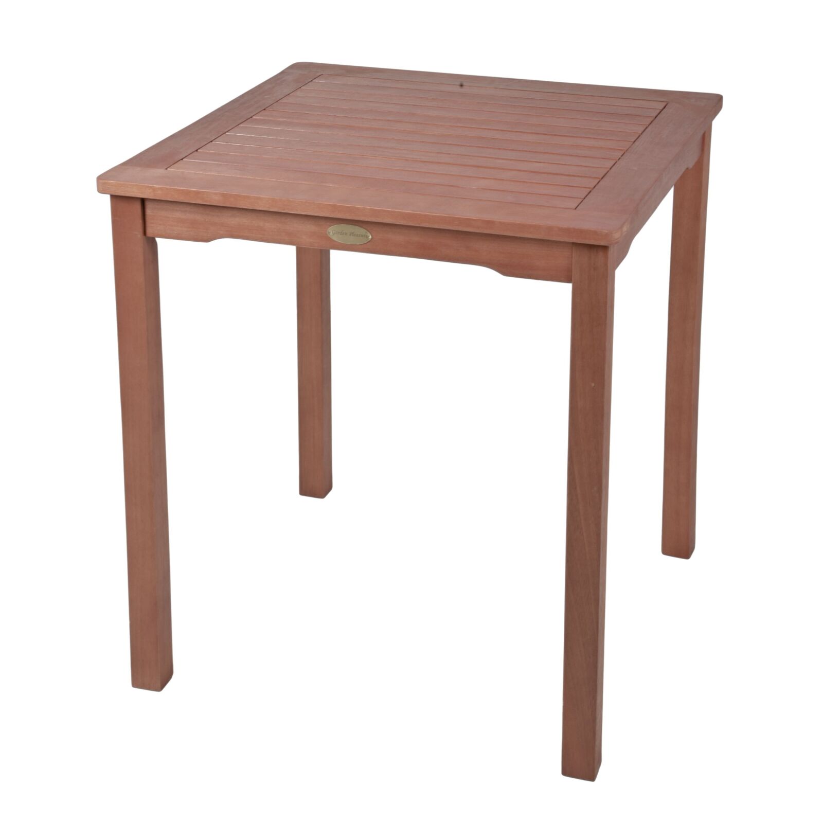Gartentisch PITTSBURGH - braun - Eukalyptus massiv - 70x70 cm