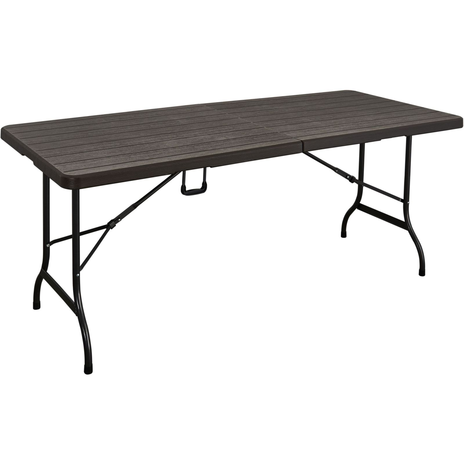 Gartentisch Tabora - braun-schwarz - klappbar
