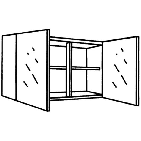 Glas-Hänger GIRONA - weiß - 100 cm breit