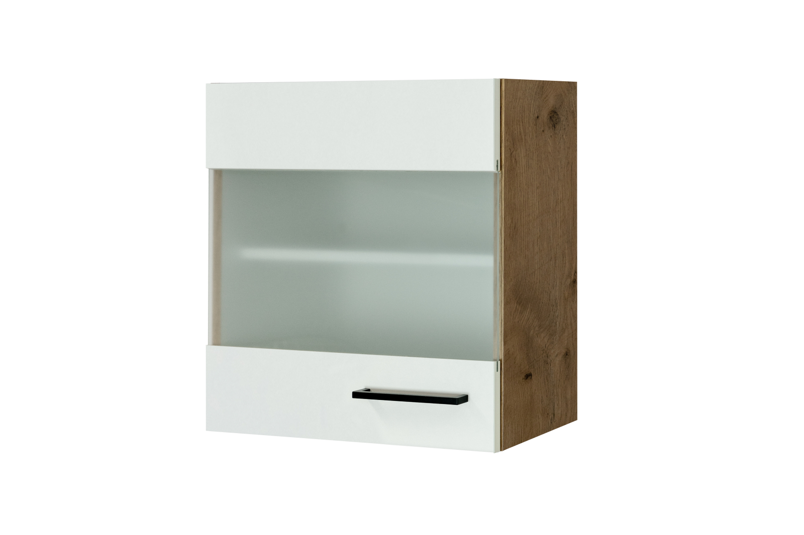 Glas-Hängeschrank VINTEA - Lancelot Oak - Magnolia matt - 50 cm