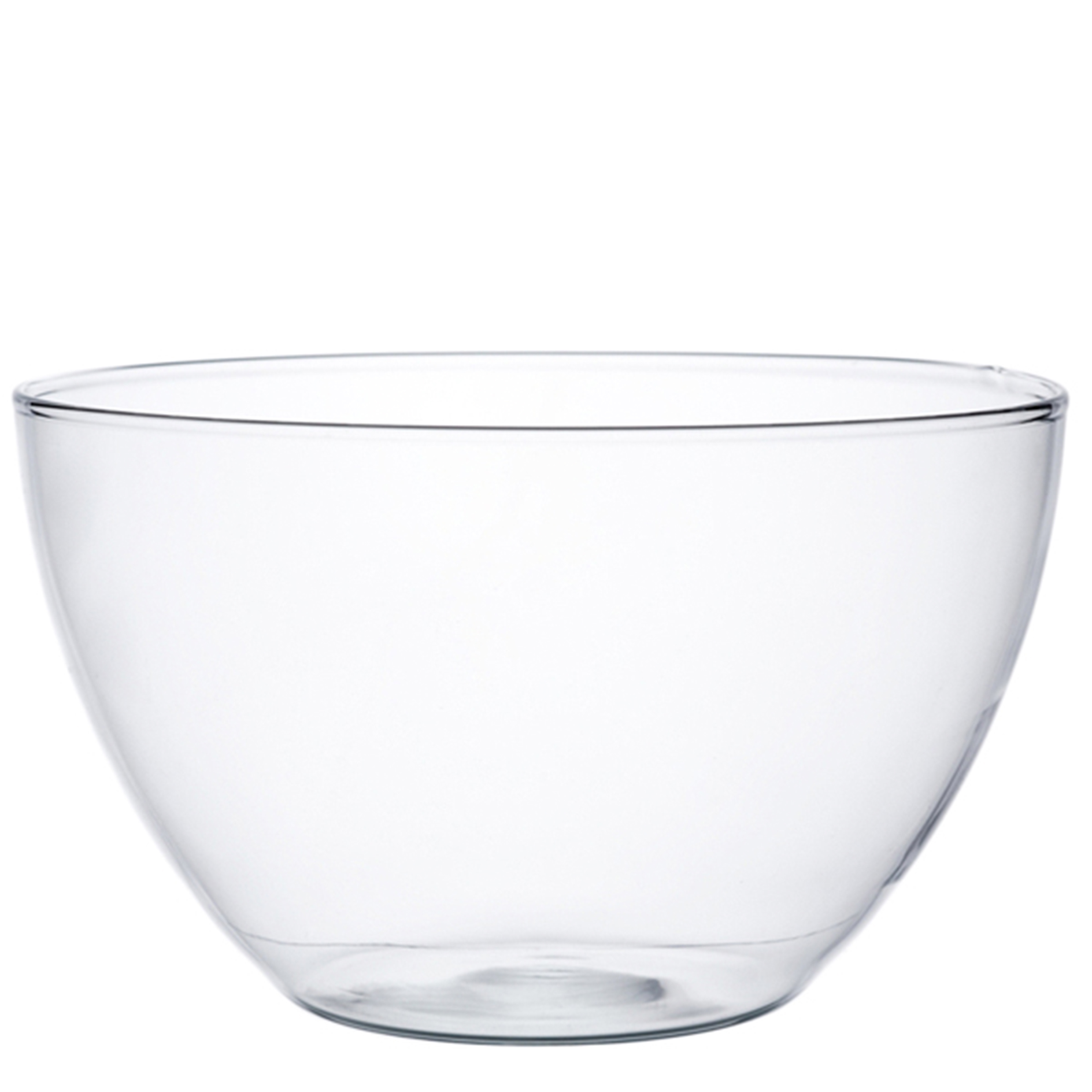 Glasschale - klar - Borosilikatglas - 3 Liter