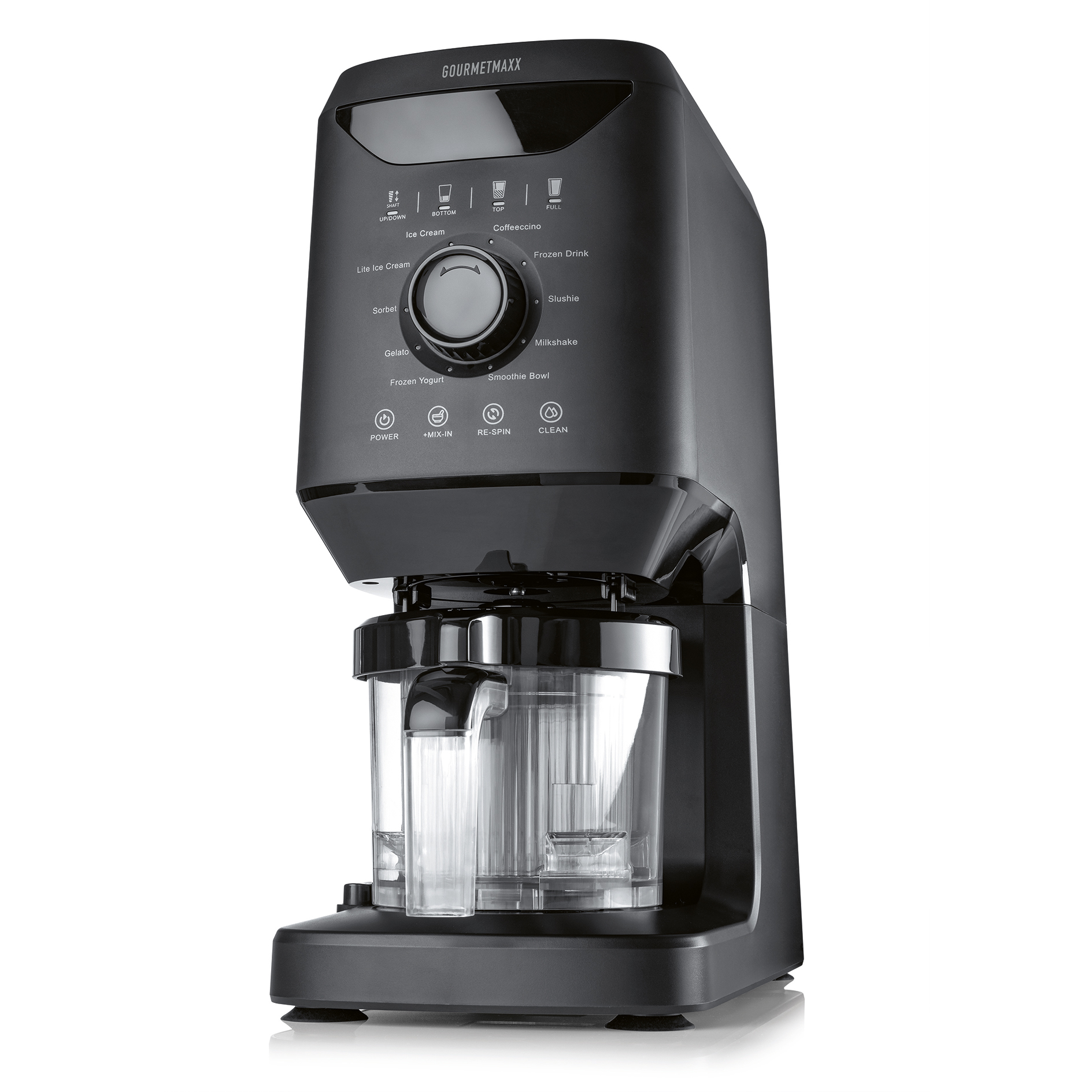GOURMETMAXX Eismaschine SmoothUp 19370 - schwarz - 800 Watt
