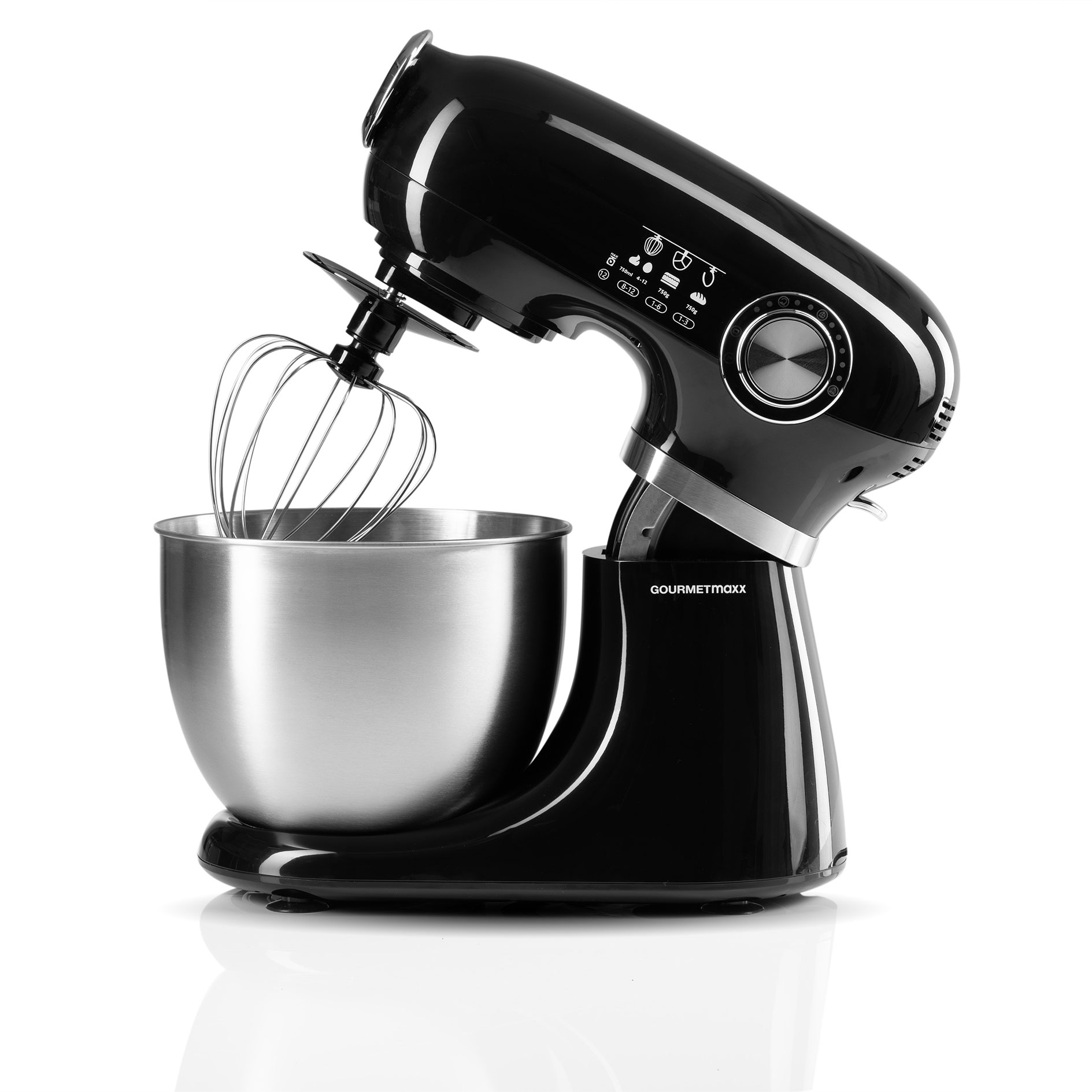 GOURMETMAXX Küchenmaschine 12996 - schwarz - 5 Liter