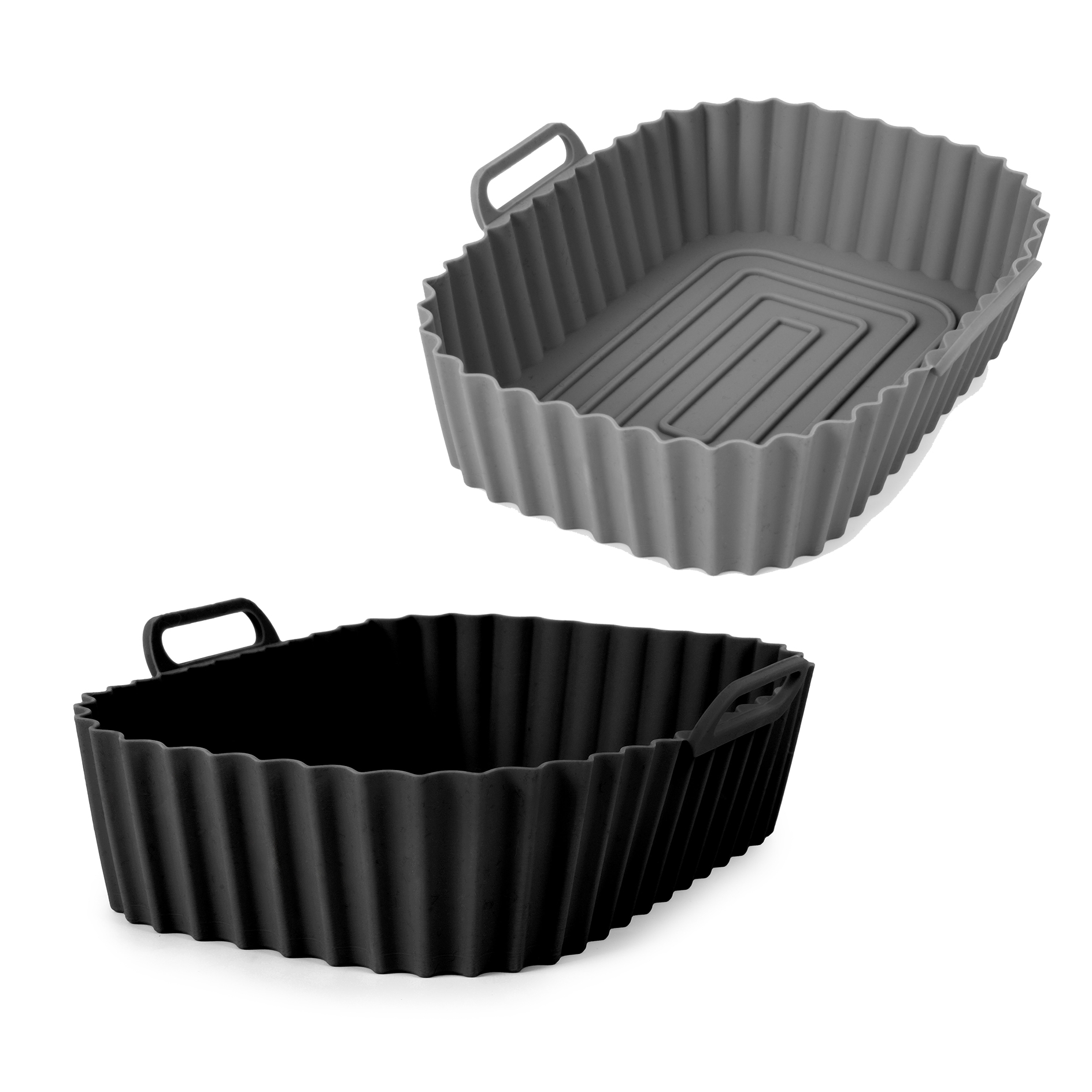 GOURMETMAXX Silikonform - schwarz-grau - 2er-Set