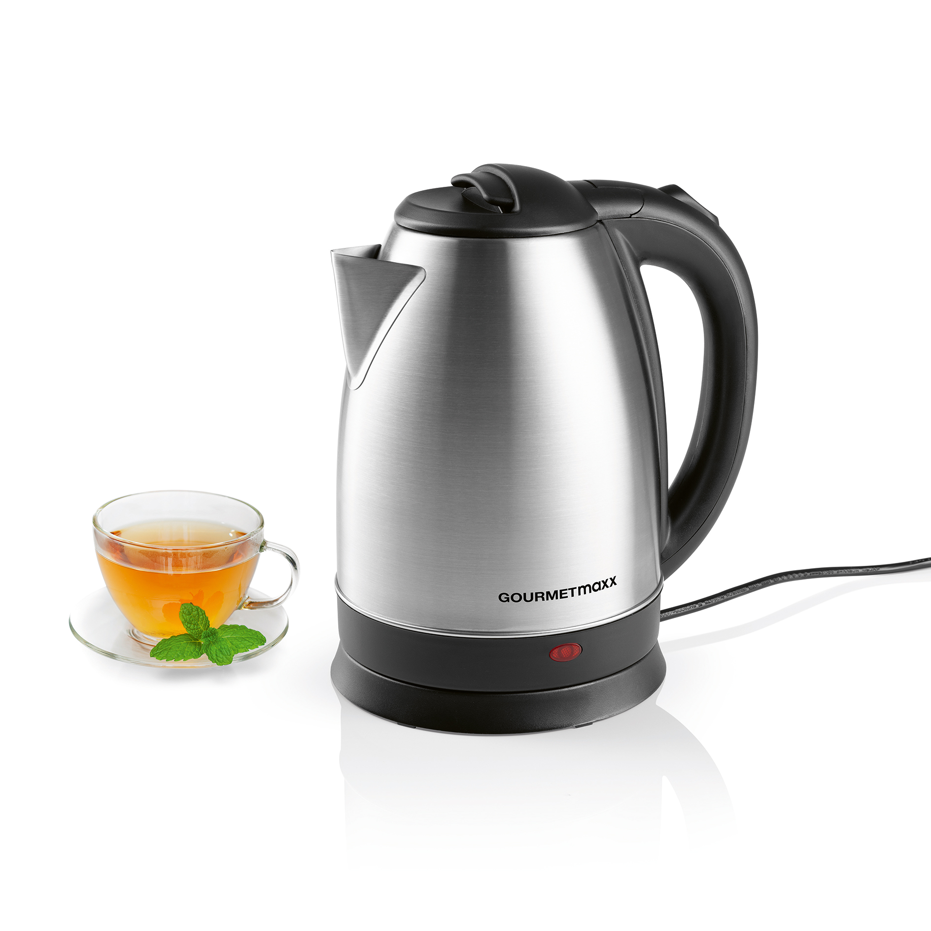 GOURMETMAXX Wasserkocher 16178 - Edelstahl - 1,8 Liter
