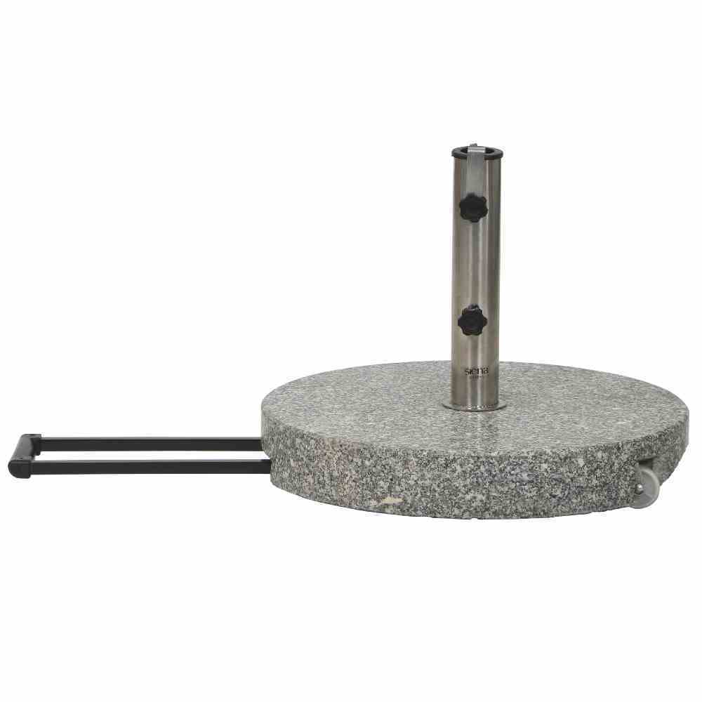 Granitständer-Trolley - silber - 40 kg
