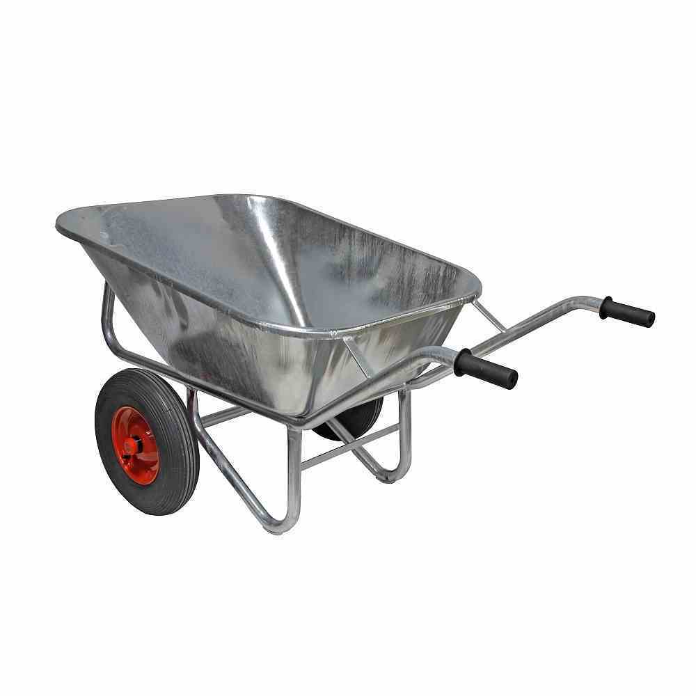 Großmuldenkarre - silber - 200 Liter
