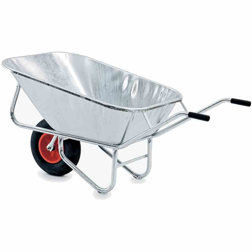 Großmuldenkarre - silber - 200 Liter