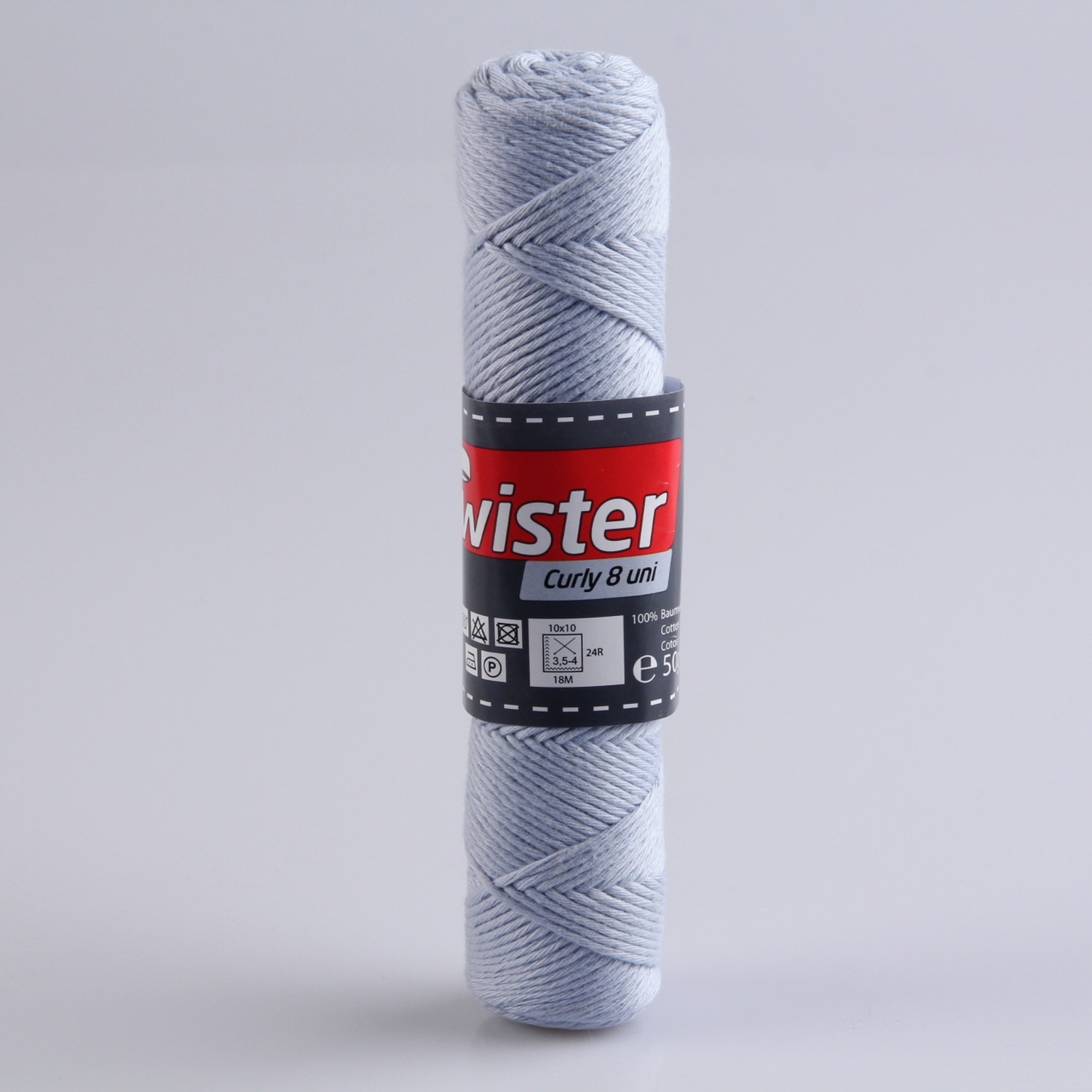 Häkelgarn TWISTER CURLY - bleu - 50g