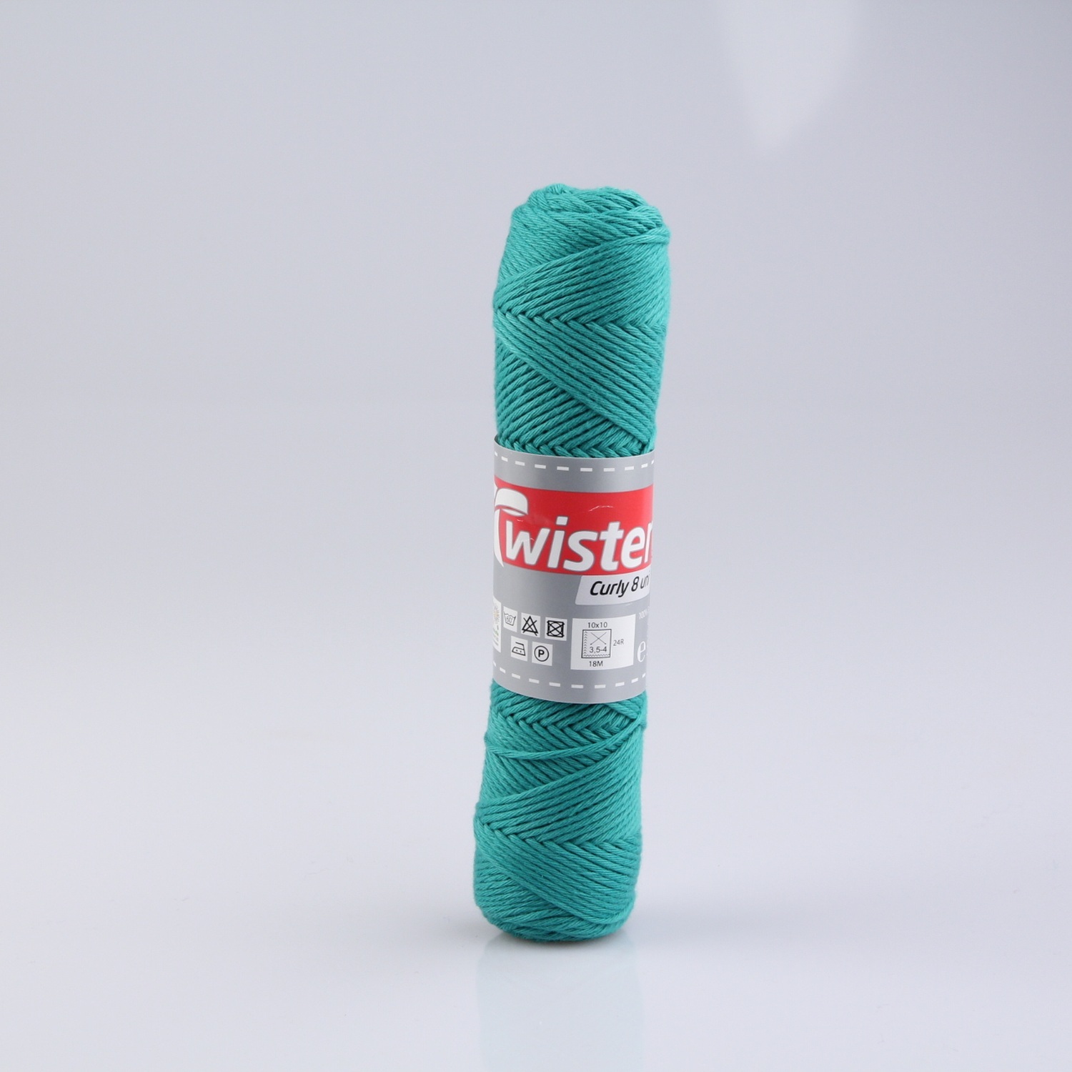 Häkelgarn TWISTER CURLY - grün - 50g