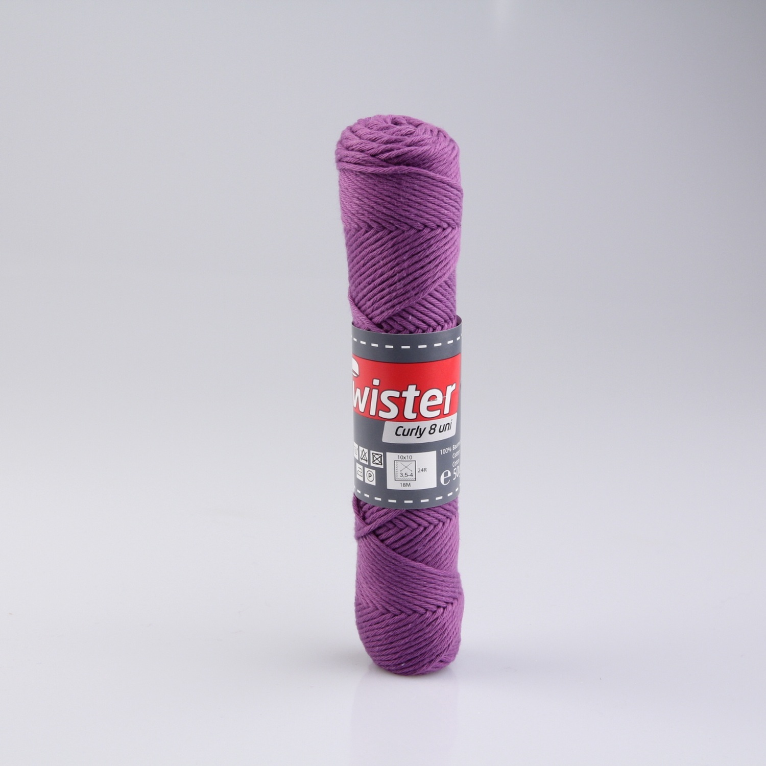 Häkelgarn TWISTER CURLY - lila - 50g