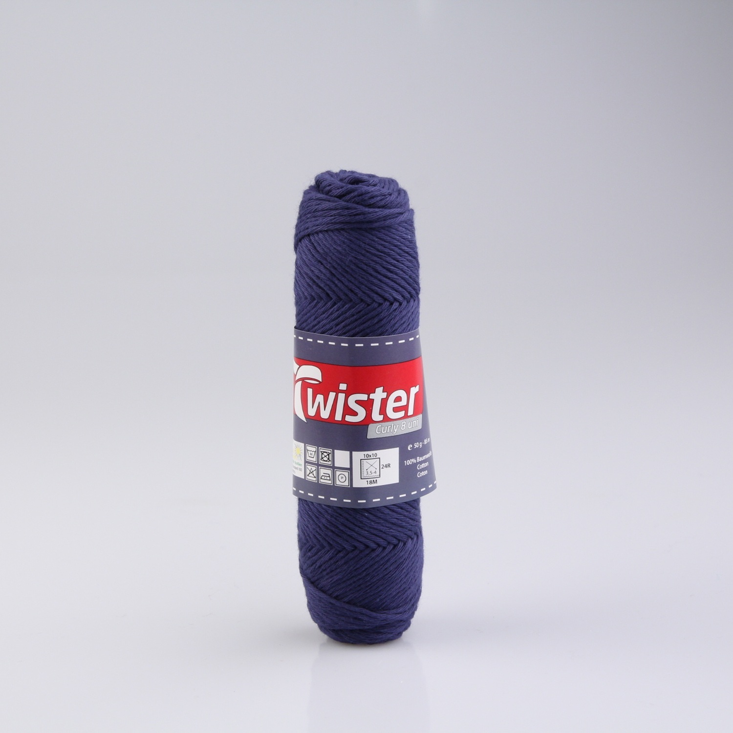 Häkelgarn TWISTER CURLY - marine - 50g