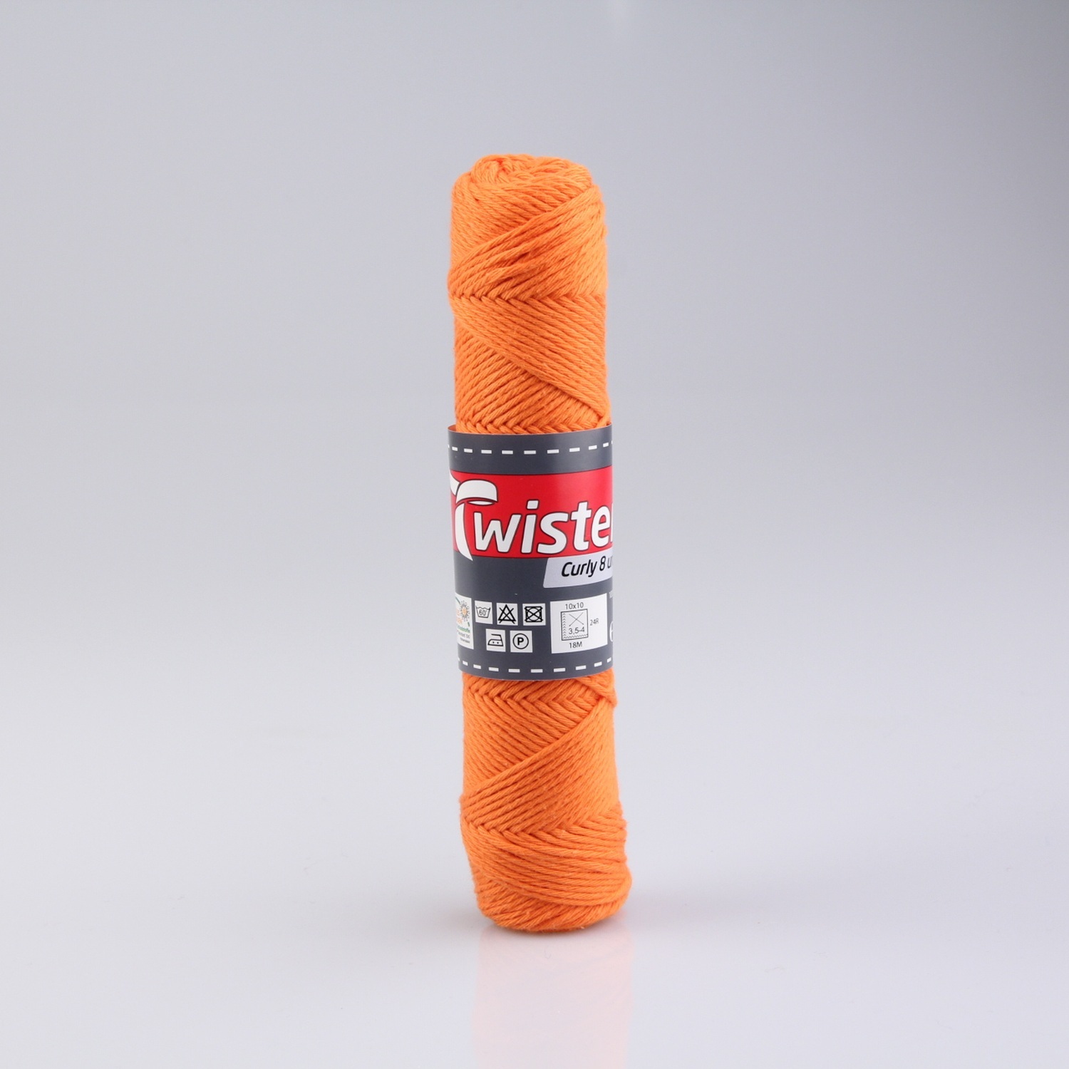 Häkelgarn TWISTER CURLY - orange - 50g