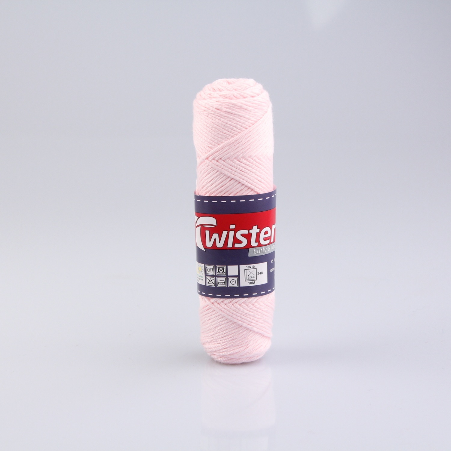 Häkelgarn TWISTER CURLY - rosa - 50g