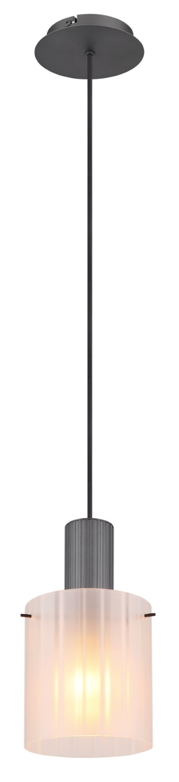 Hängeleuchte - dunkelgrau - 120 cm