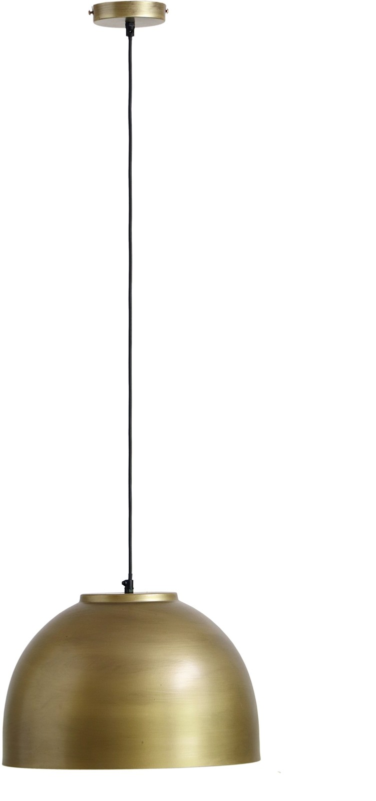 Hängeleuchte - schwarz-goldfarben - 120 cm