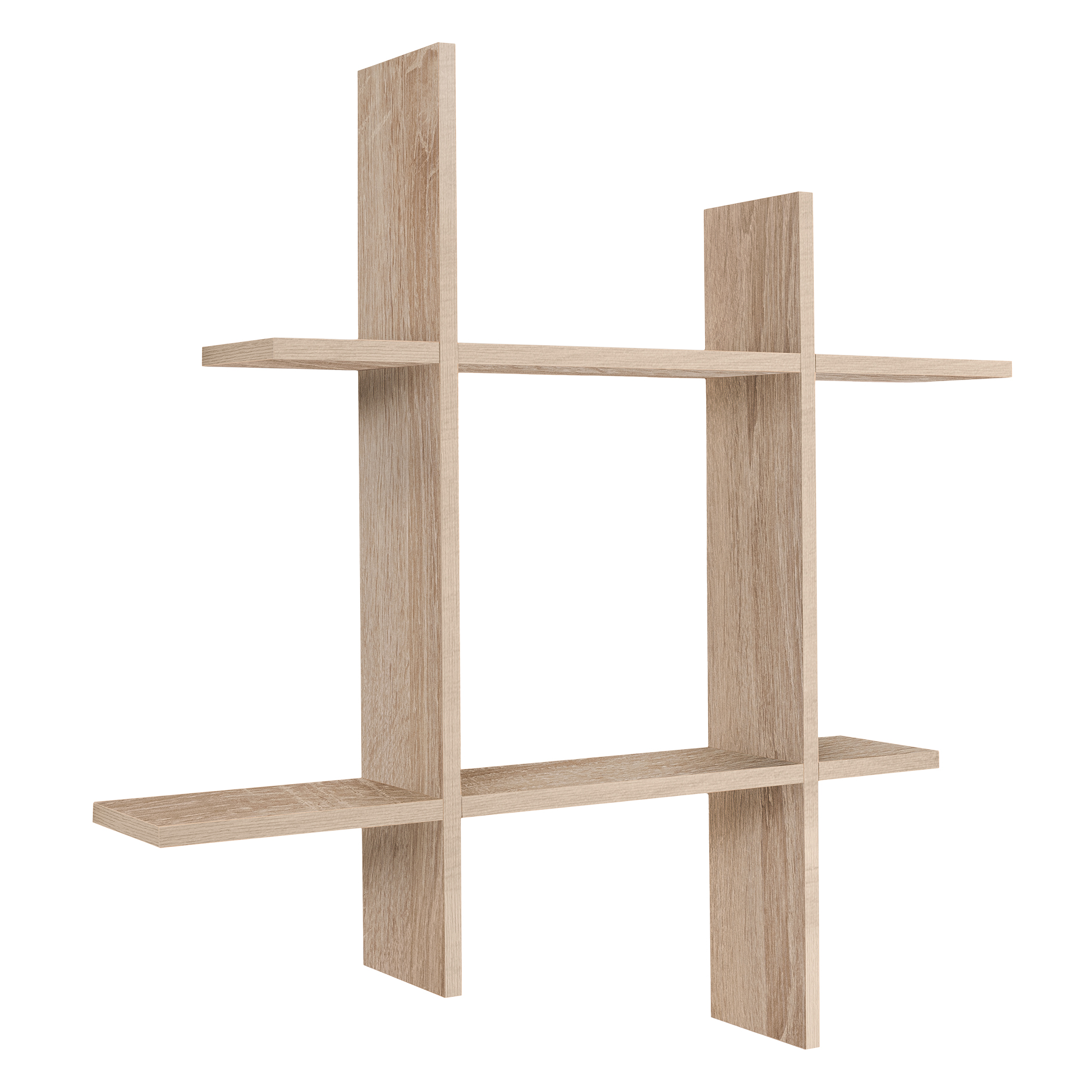 Hängeregal - Eiche Sägerau - 80 cm
