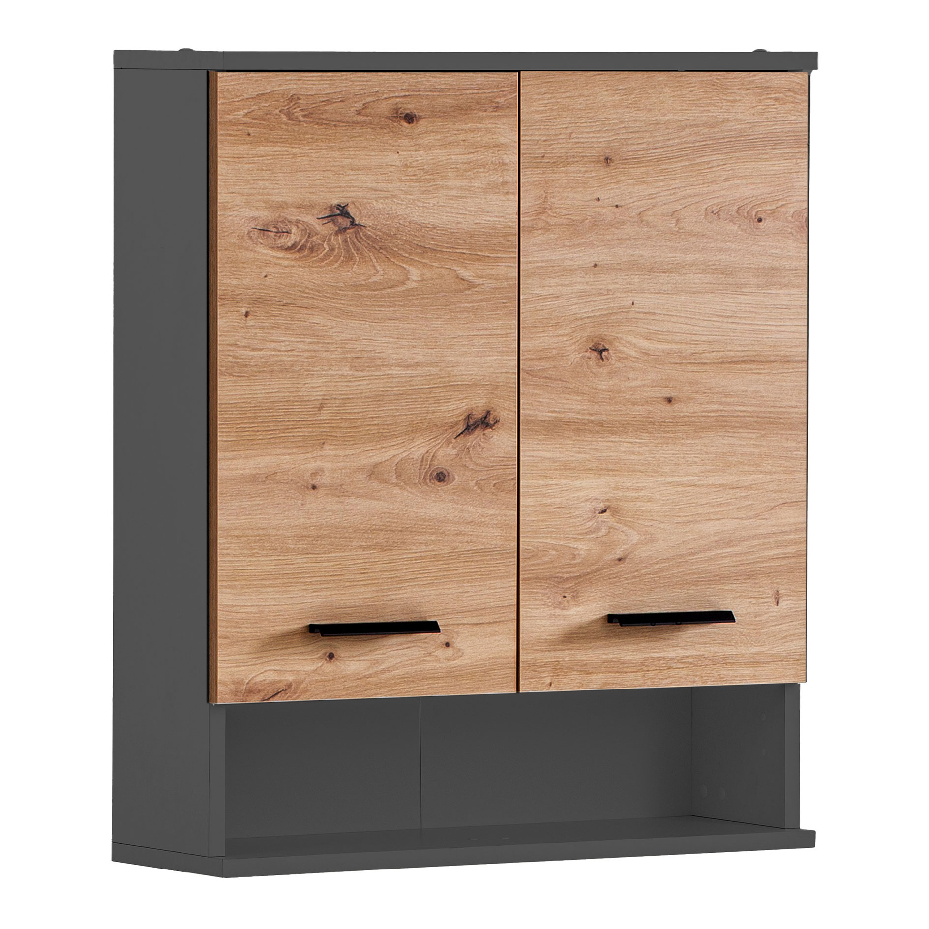 Hängeschrank - Artisan Eiche - anthrazit - 2 Türen