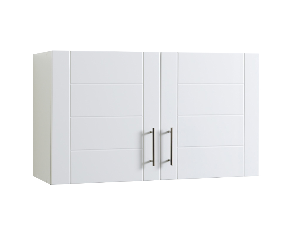 Hängeschrank BASEL - weiß Hochglanz - weiß - 100 cm