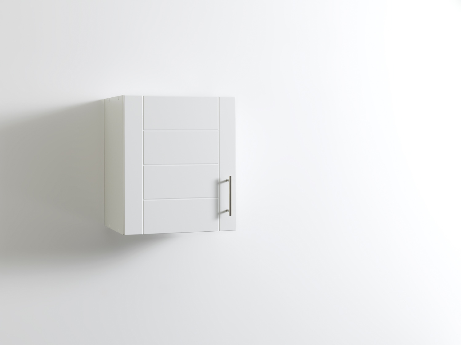 Hängeschrank BASEL - weiß Hochglanz - weiß - 50 cm
