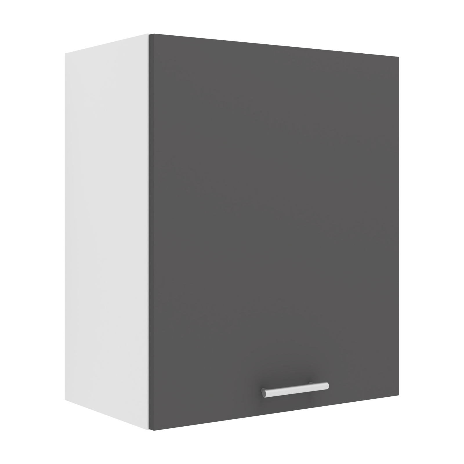 Hängeschrank ESILO - anthrazit - weiß - 50 cm
