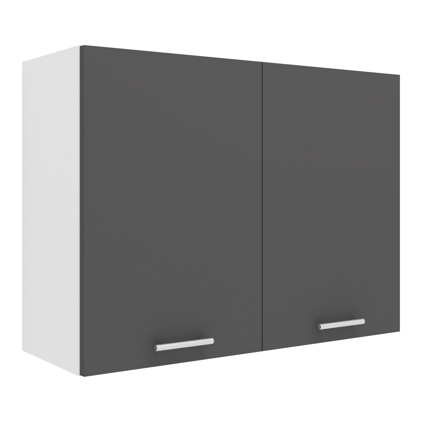 Hängeschrank ESILO - anthrazit - weiß - 60 cm
