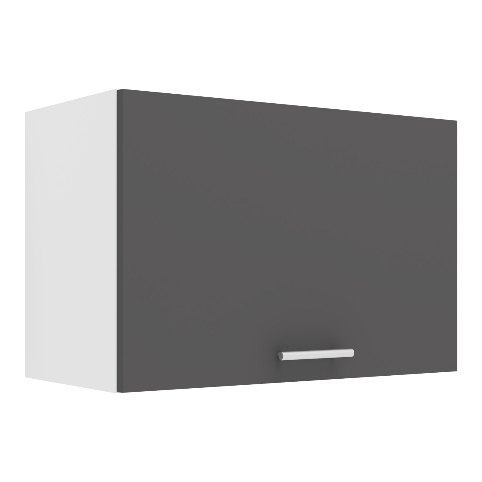 Hängeschrank ESILO - anthrazit - weiß - mit Klapptür - 60 cm