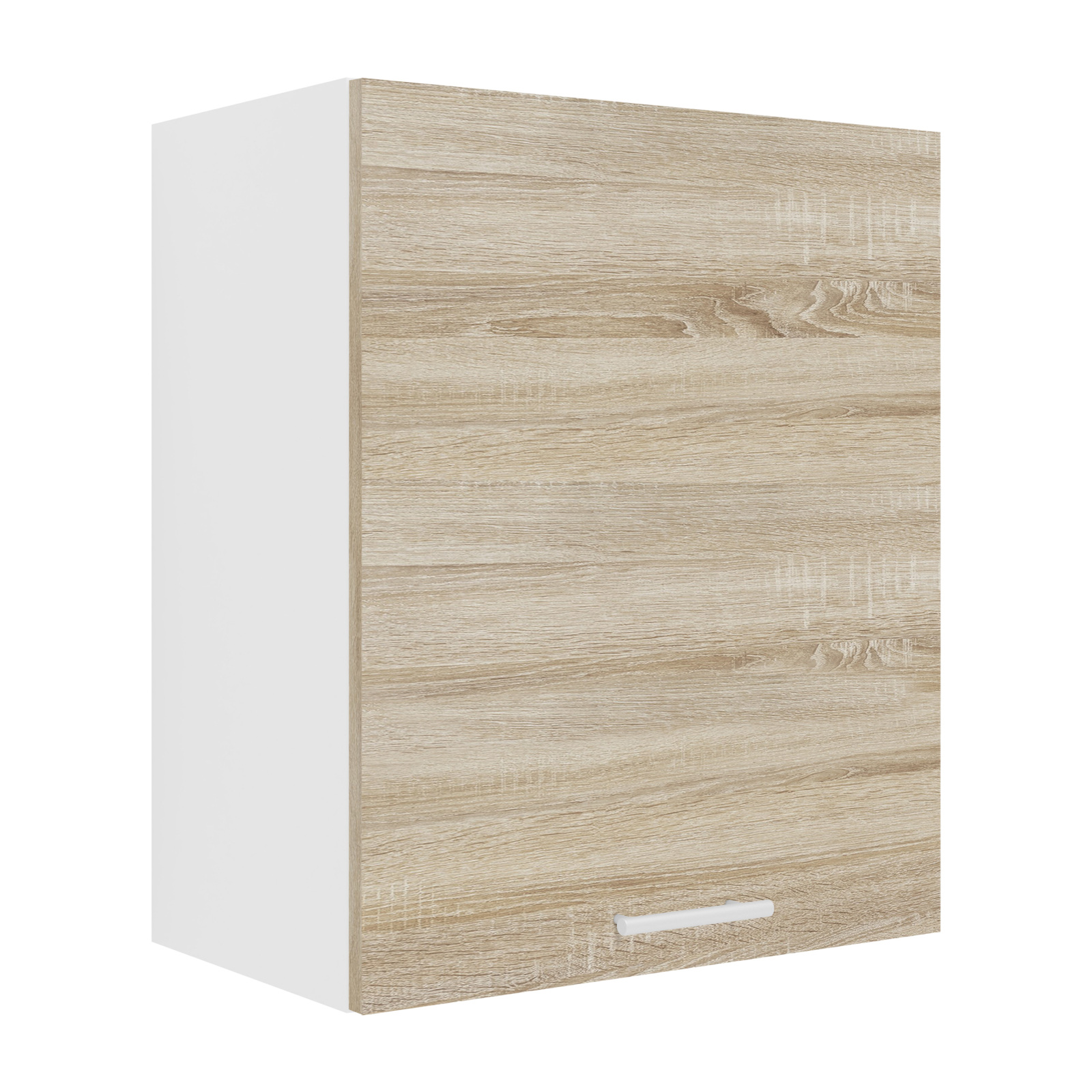 Hängeschrank ESILO - Sonoma Eiche - weiß - 50 cm