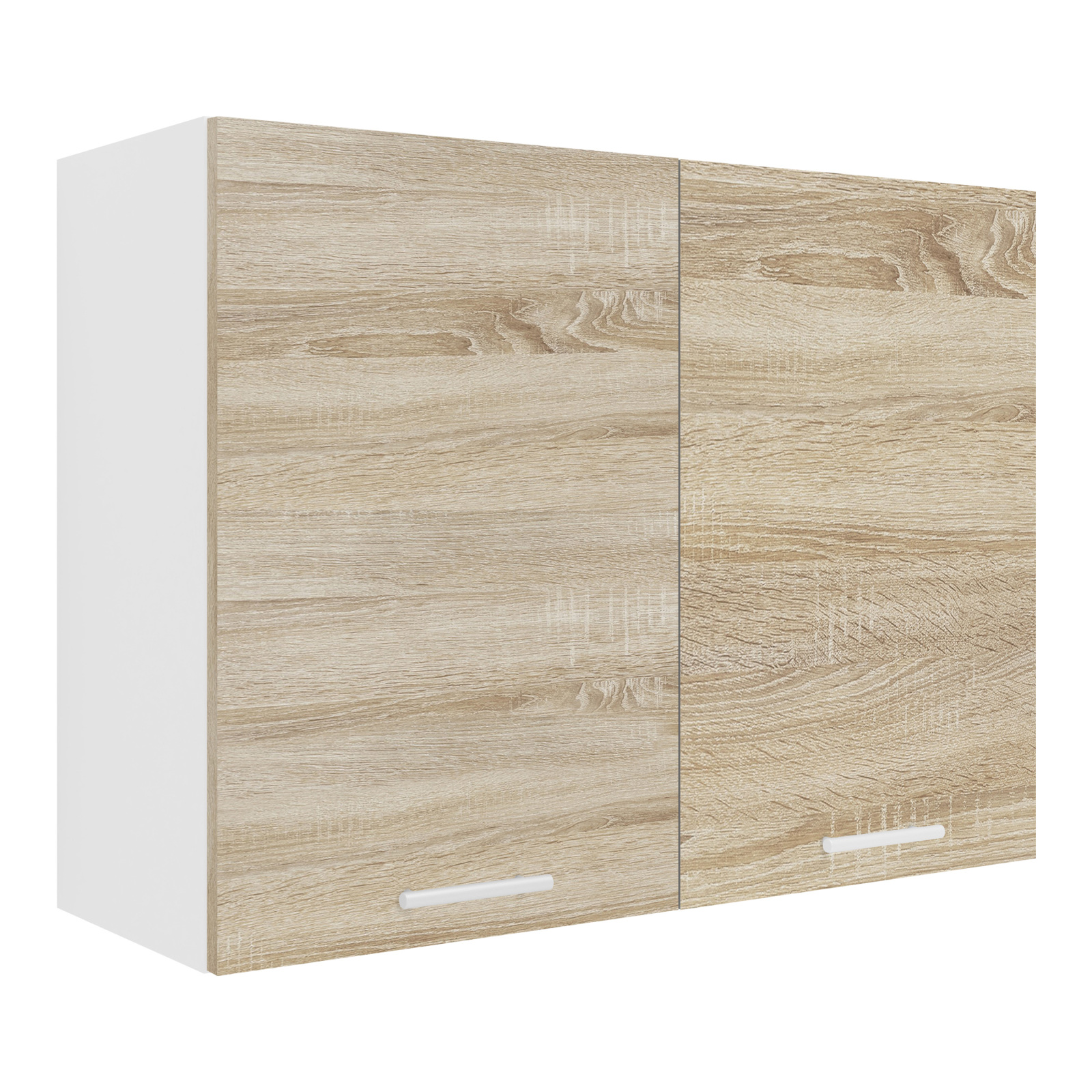 Hängeschrank ESILO - Sonoma Eiche - weiß - 60 cm